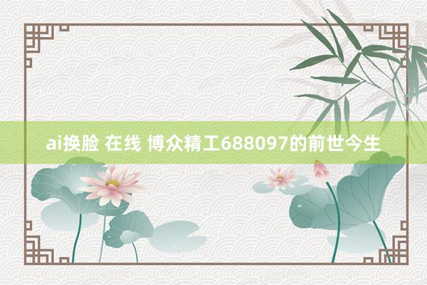 ai换脸 在线 博众精工688097的前世今生